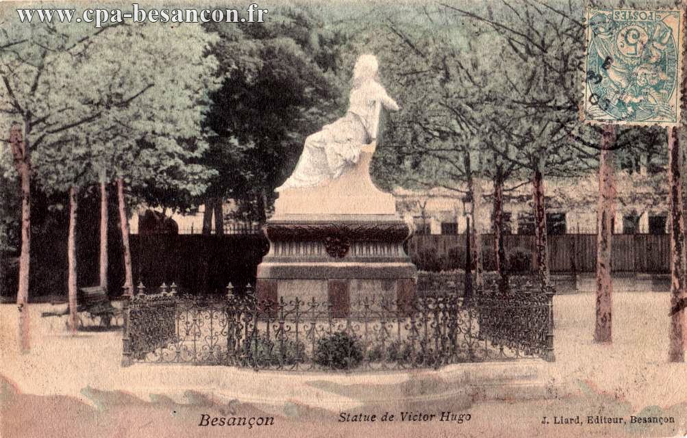 Besançon - Statue de Victor Hugo